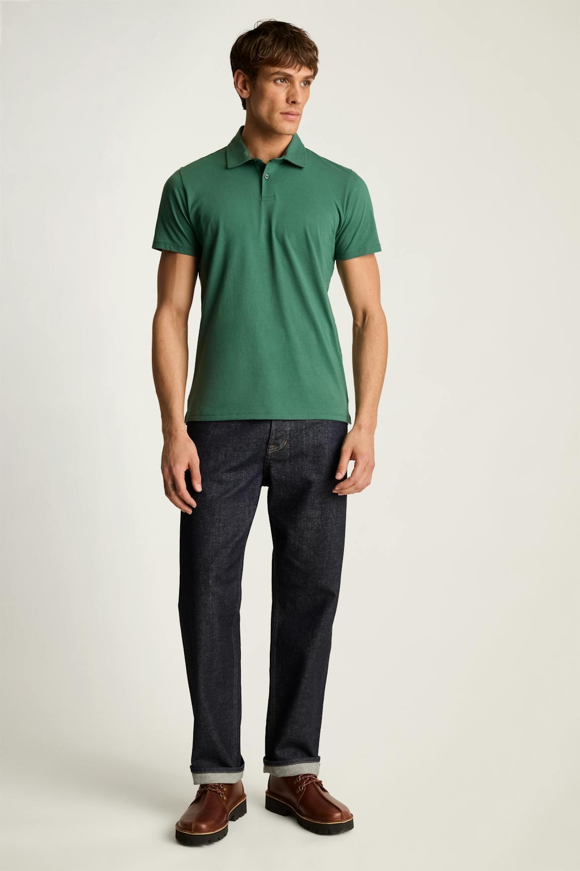 Pima Performance Polo / Bonobos - medium green