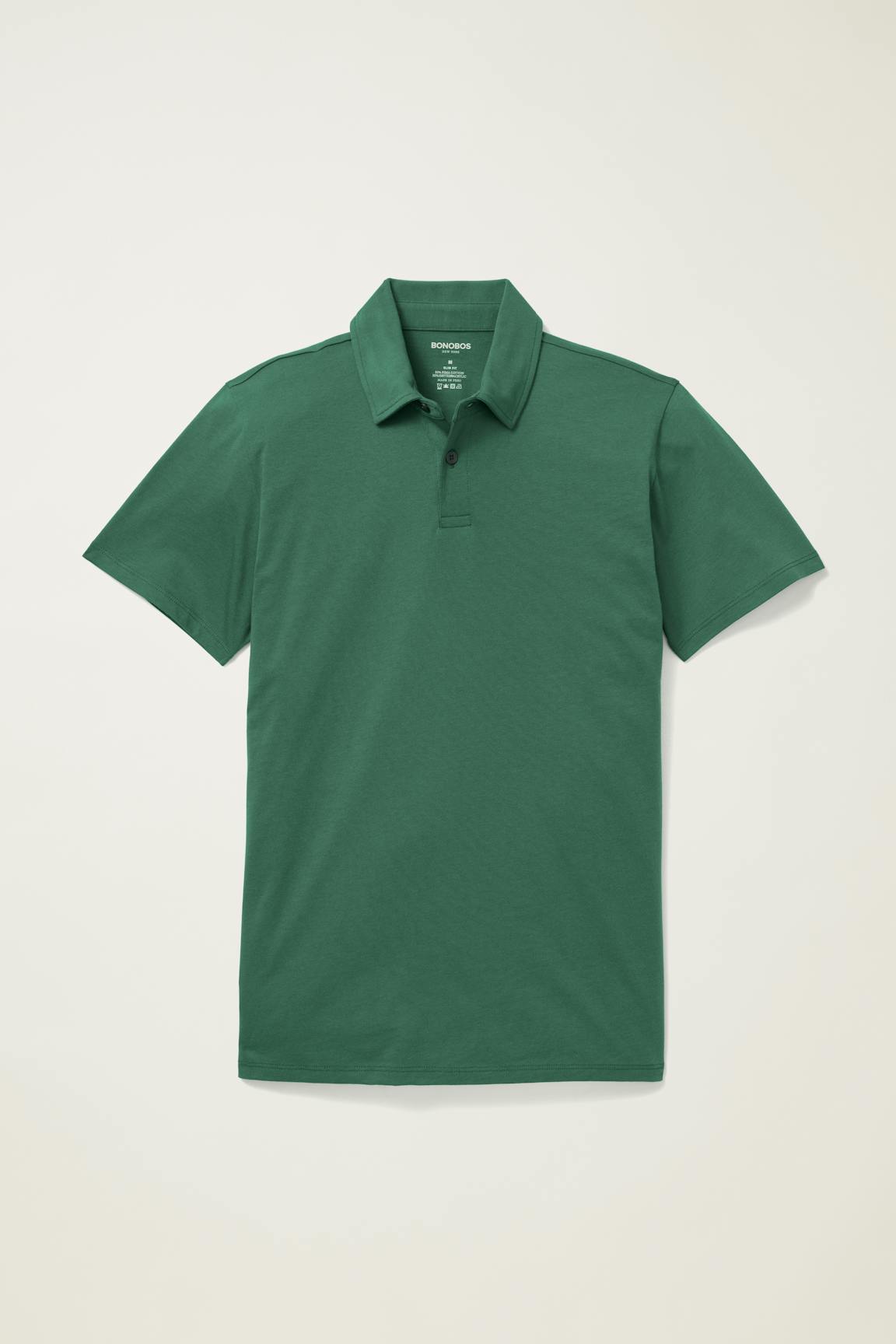 Pima Performance Polo / Bonobos - medium green