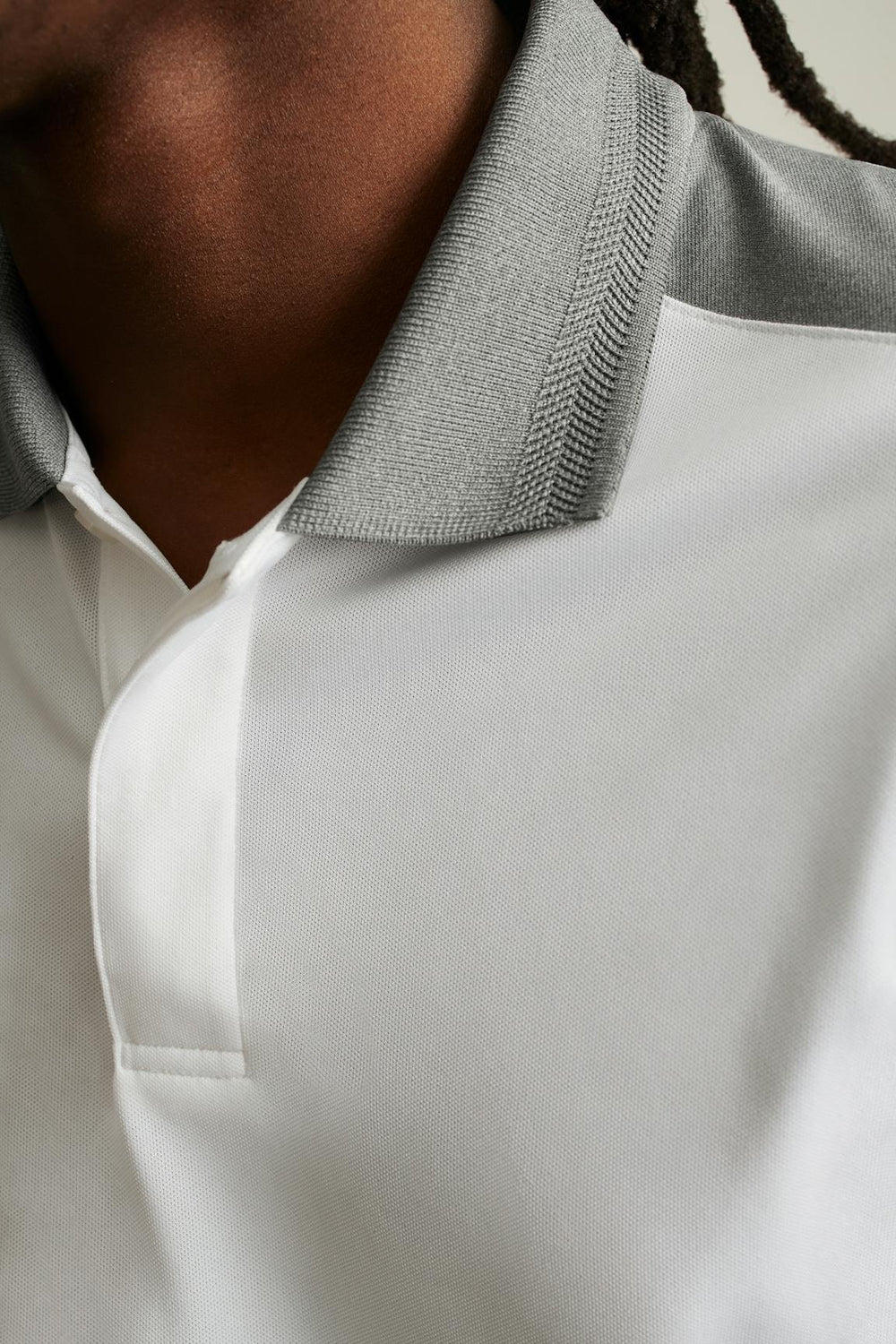 Tour Pique Polo / Bonobos - white grey