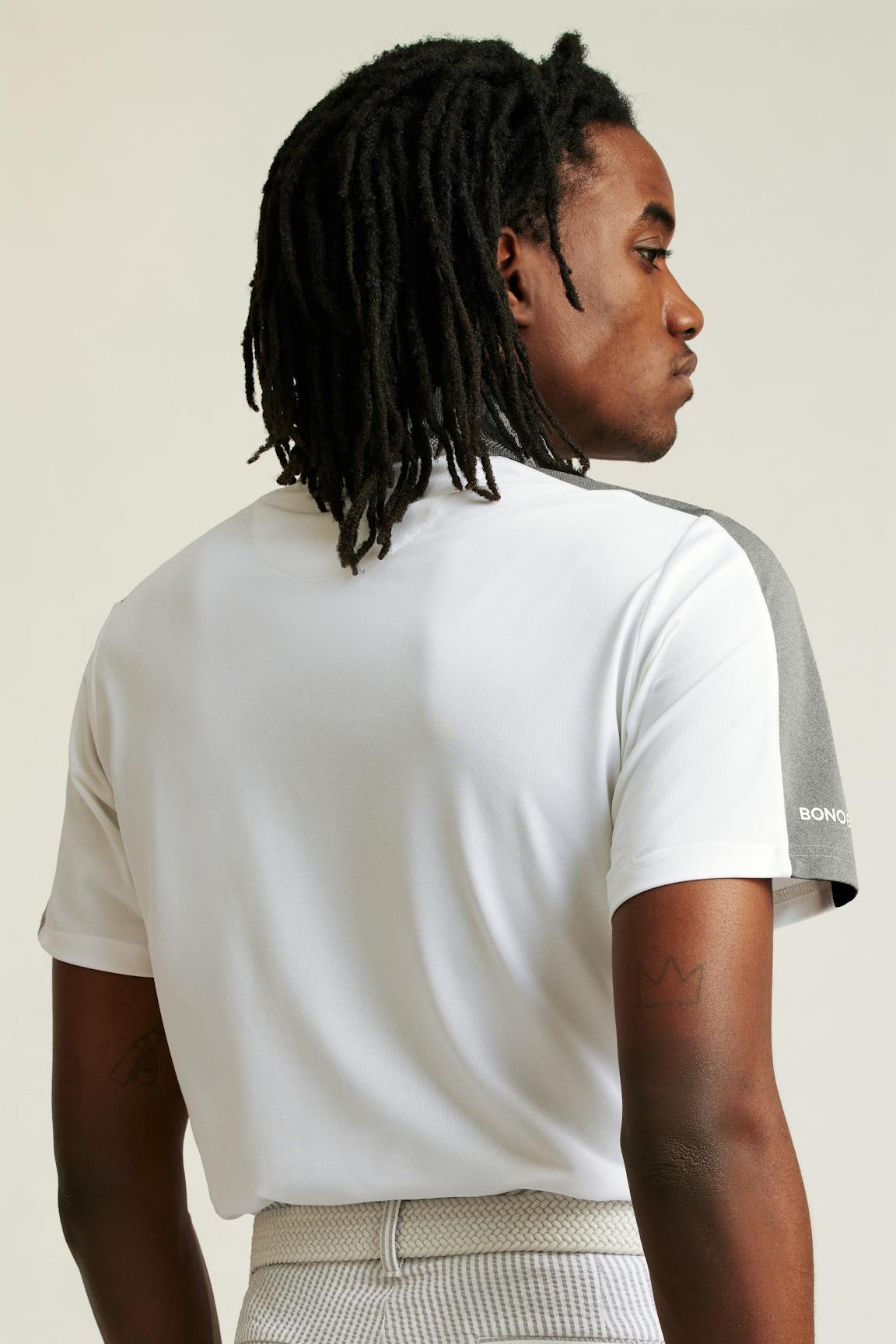 Tour Pique Polo / Bonobos - white grey