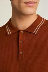 Fairgame Sweater Polo / Bonobos - brick
