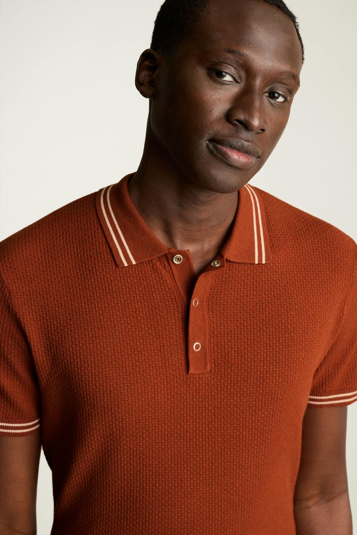 Fairgame Sweater Polo / Bonobos - brick