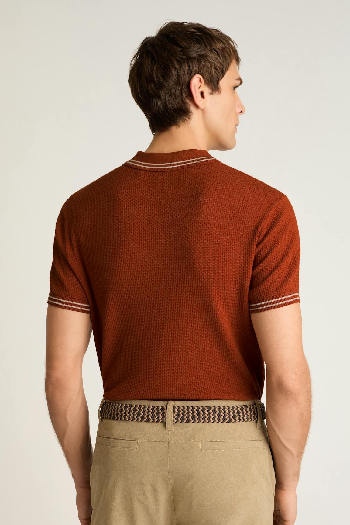 Fairgame Sweater Polo / Bonobos - brick