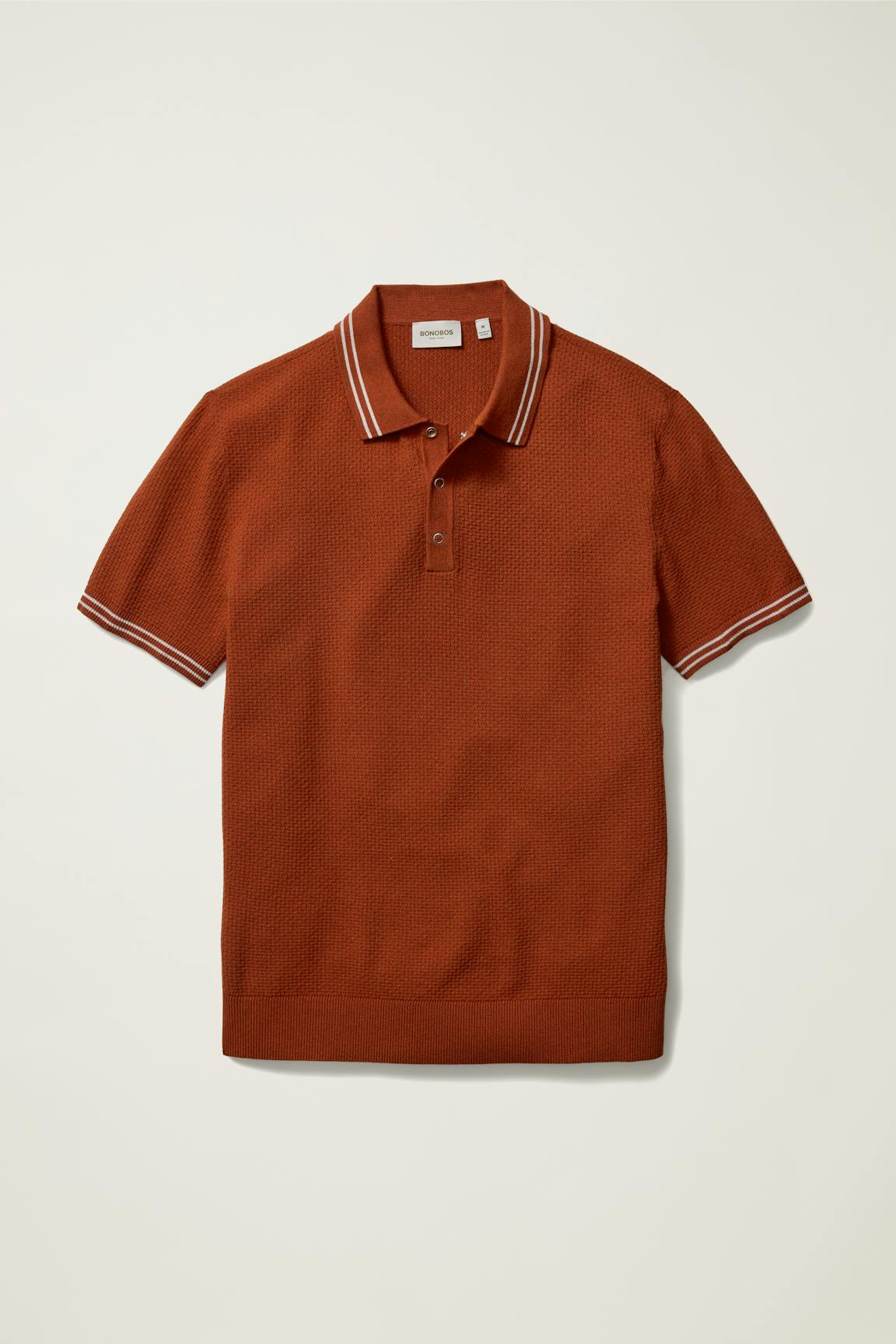 Fairgame Sweater Polo / Bonobos - brick