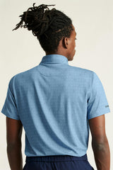 Performance Golf Polo / Bonobos - blue broken tee geo