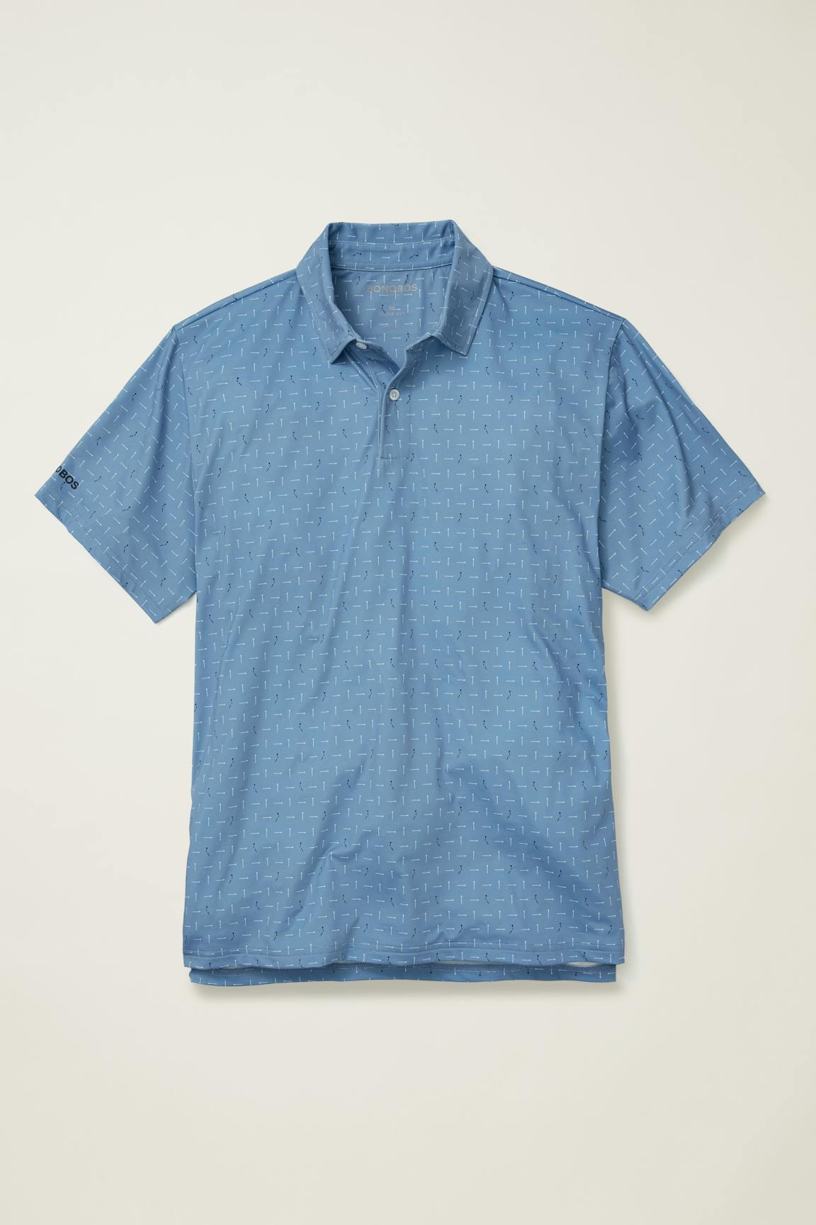 Performance Golf Polo / Bonobos - blue broken tee geo