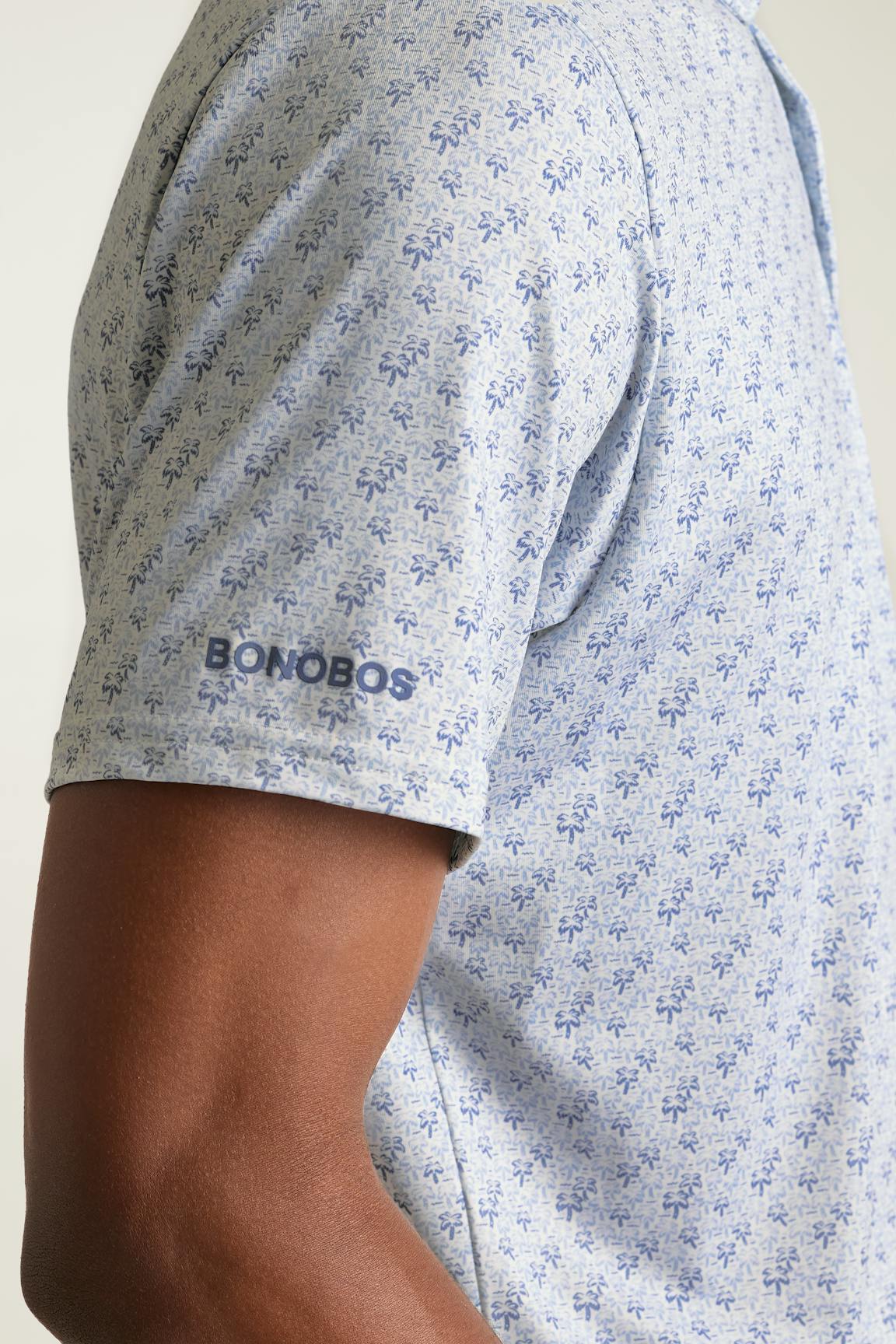Performance Golf Polo / Bonobos - white palm trees