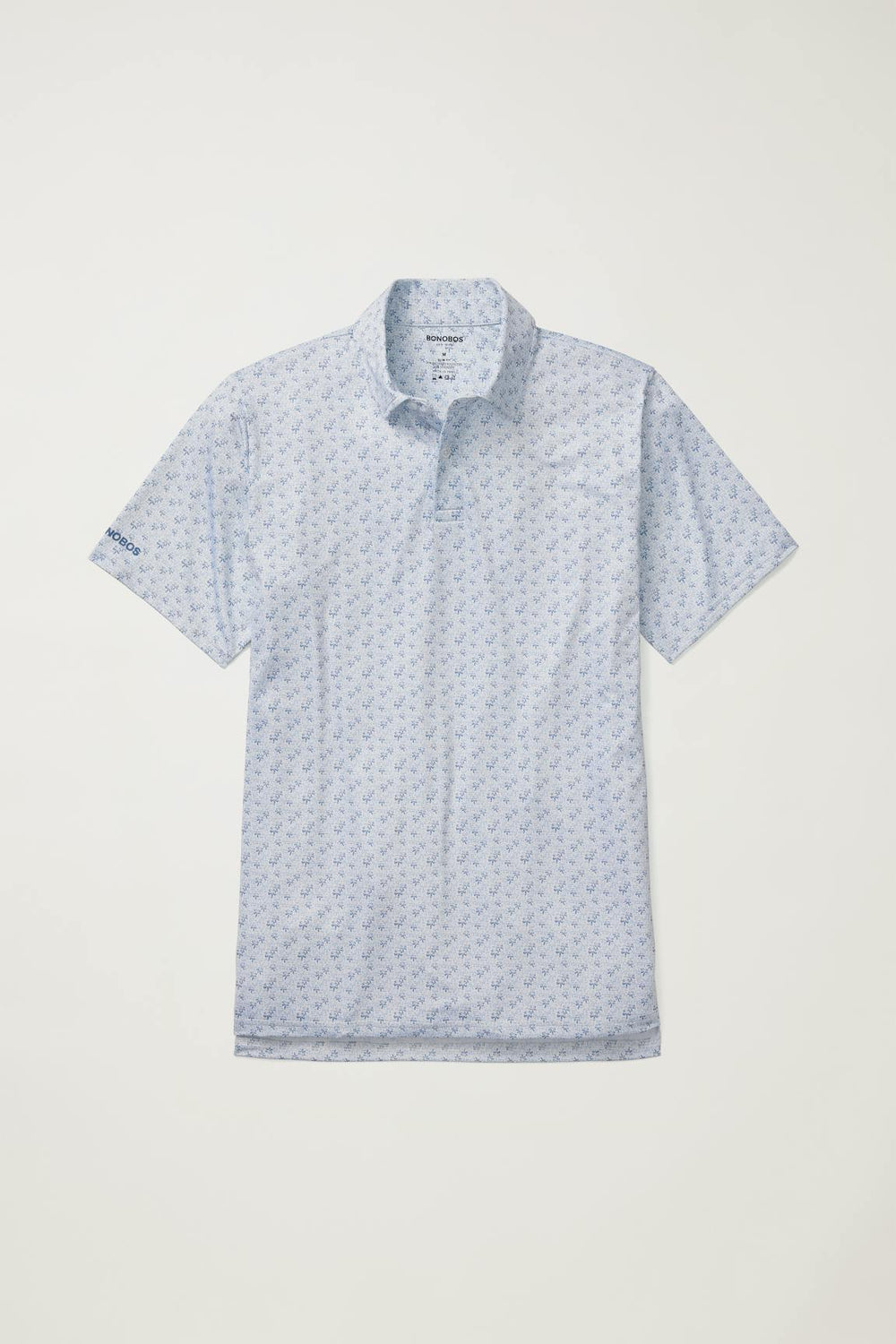 Performance Golf Polo / Bonobos - white palm trees