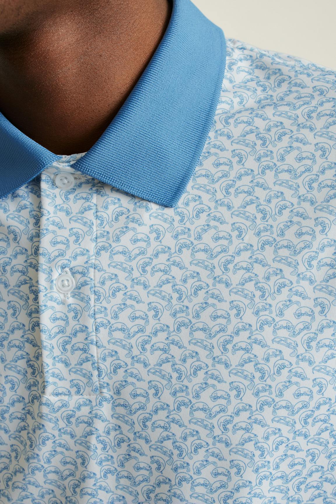 Performance Golf Polo / Bonobos - blue one in a chameleon