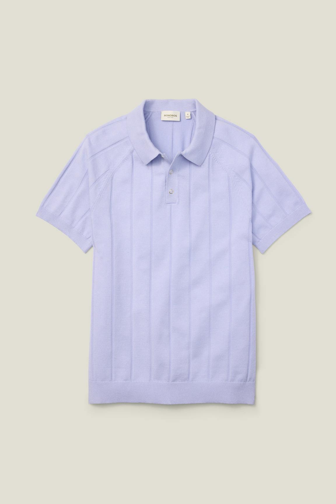 Hudson Sweater Polo / Bonobos - pale lavender