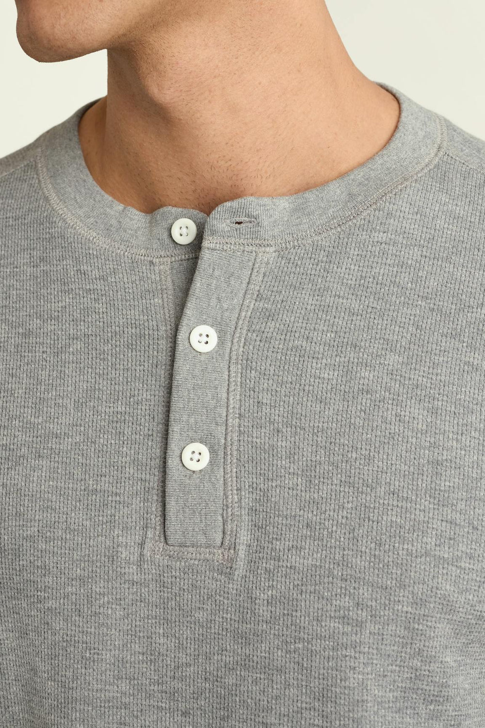 Waffle Henley / Bonobos - grey heather
