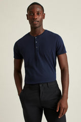 Pima Performance Short Sleeve Henley / Bonobos - navy
