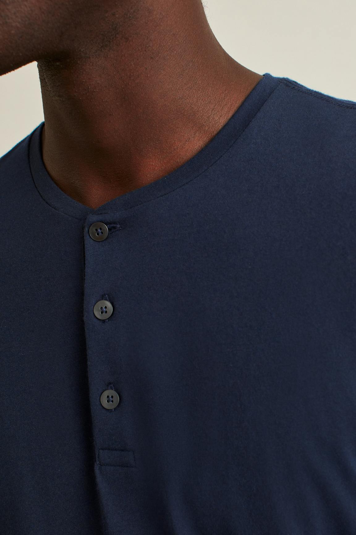 Pima Performance Short Sleeve Henley / Bonobos - navy