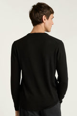 Washable Merino V-Neck Sweater / Bonobos - jet black