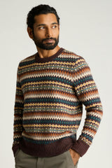 Fall Fair Isle Sweater / Bonobos - brown multicolor