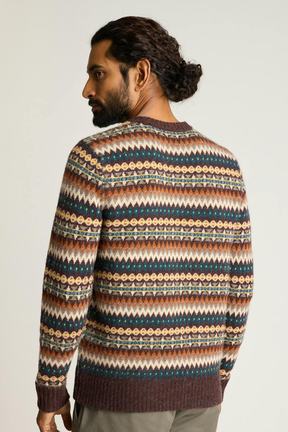 Fall Fair Isle Sweater / Bonobos - brown multicolor