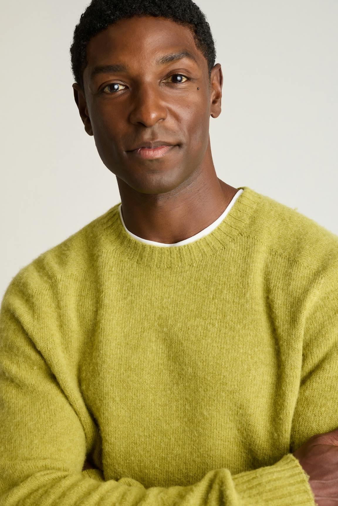 Brushed Wool Sweater / Bonobos - light green