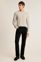 Italian Cashmere Crew Neck Sweater / Bonobos - grey heather