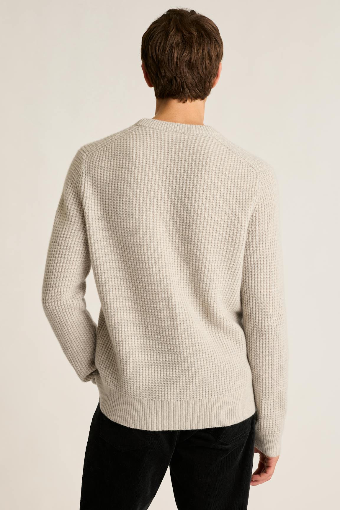Italian Cashmere Crew Neck Sweater / Bonobos - grey heather