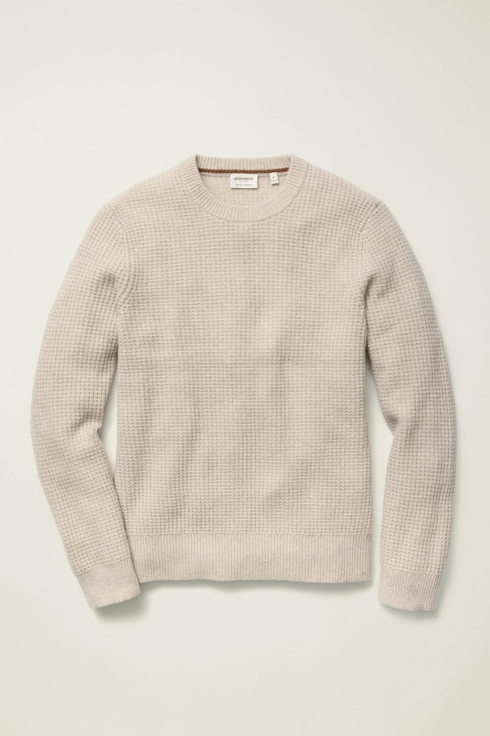 Italian Cashmere Crew Neck Sweater / Bonobos - grey heather