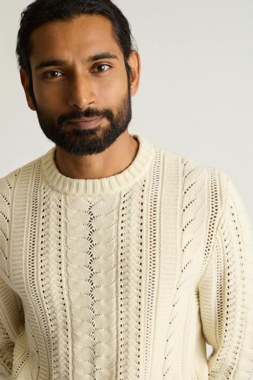 Merino Cable Sweater / Bonobos - winter white