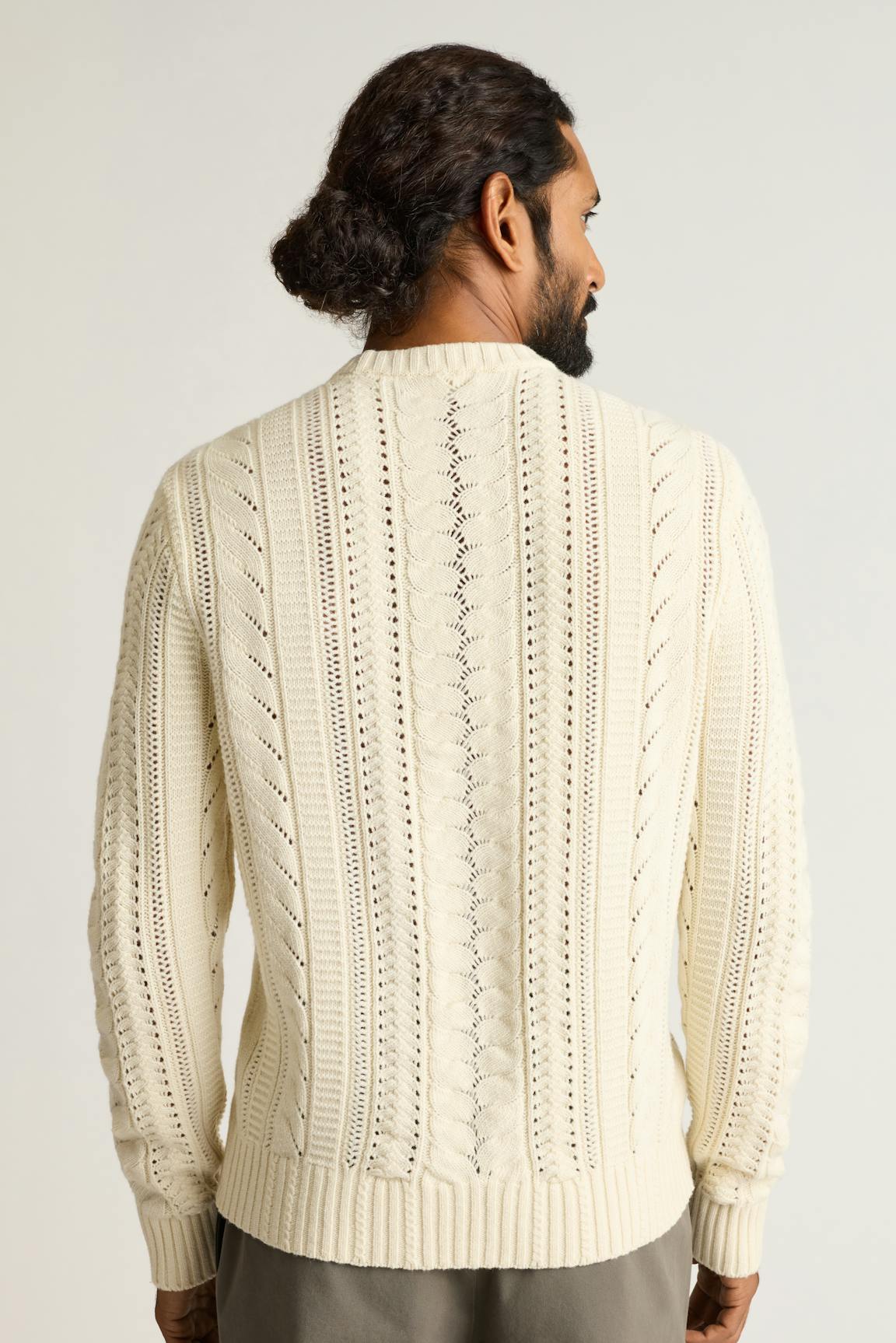 Merino Cable Sweater / Bonobos - winter white