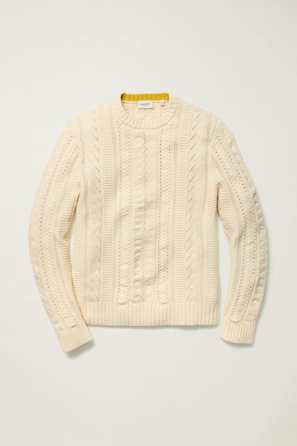 Merino Cable Sweater / Bonobos - winter white