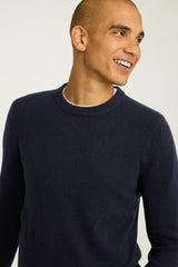 Cashmere Crew Neck Sweater / Bonobos - navy blue