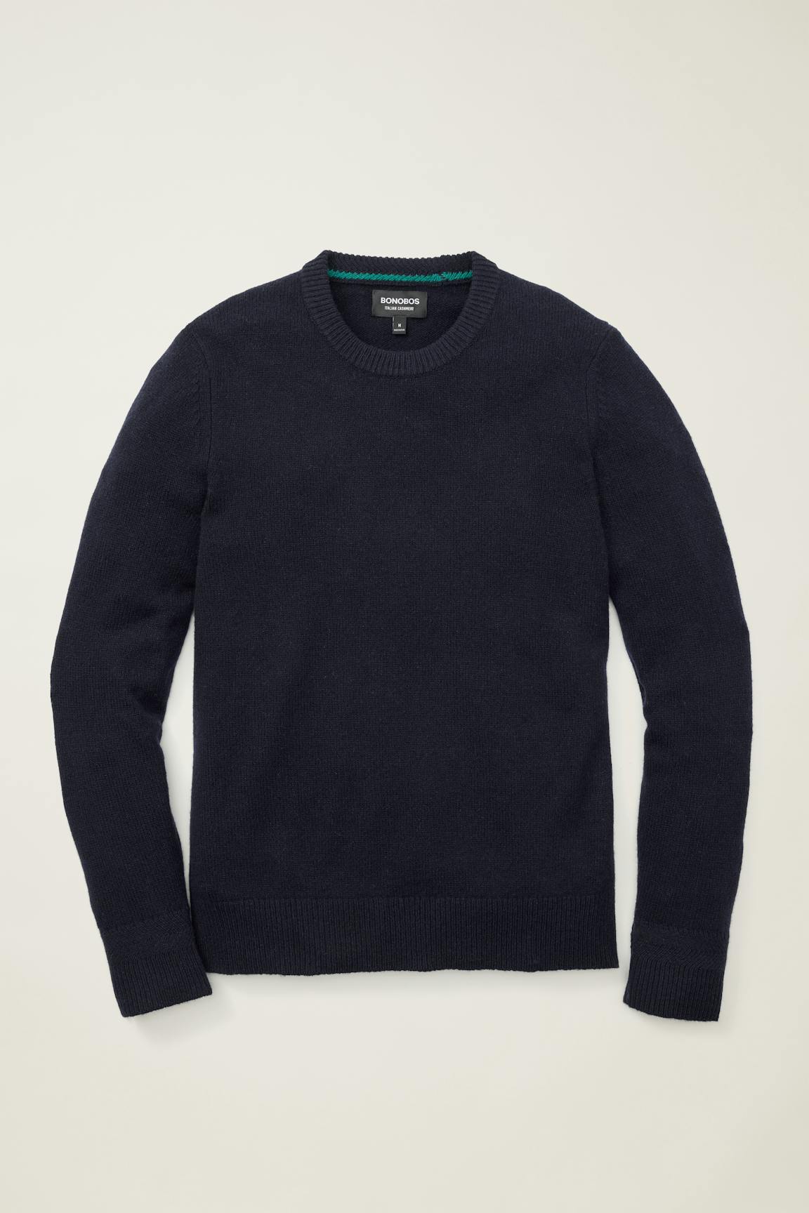 Cashmere Crew Neck Sweater / Bonobos - navy blue
