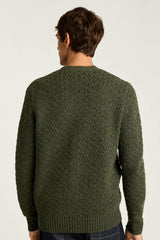 Merino Blend Cable Cardigan / Bonobos - dark olive green