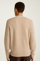 Merino Blend Cable Cardigan / Bonobos - ivory