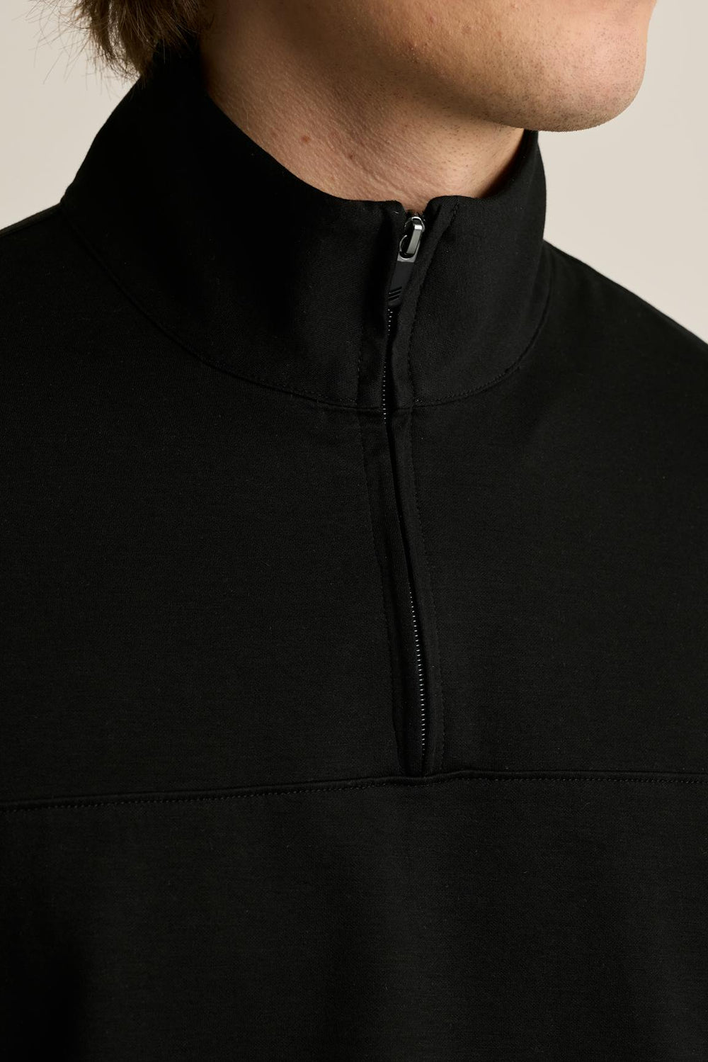 Soho Quarter Zip / Bonobos - black