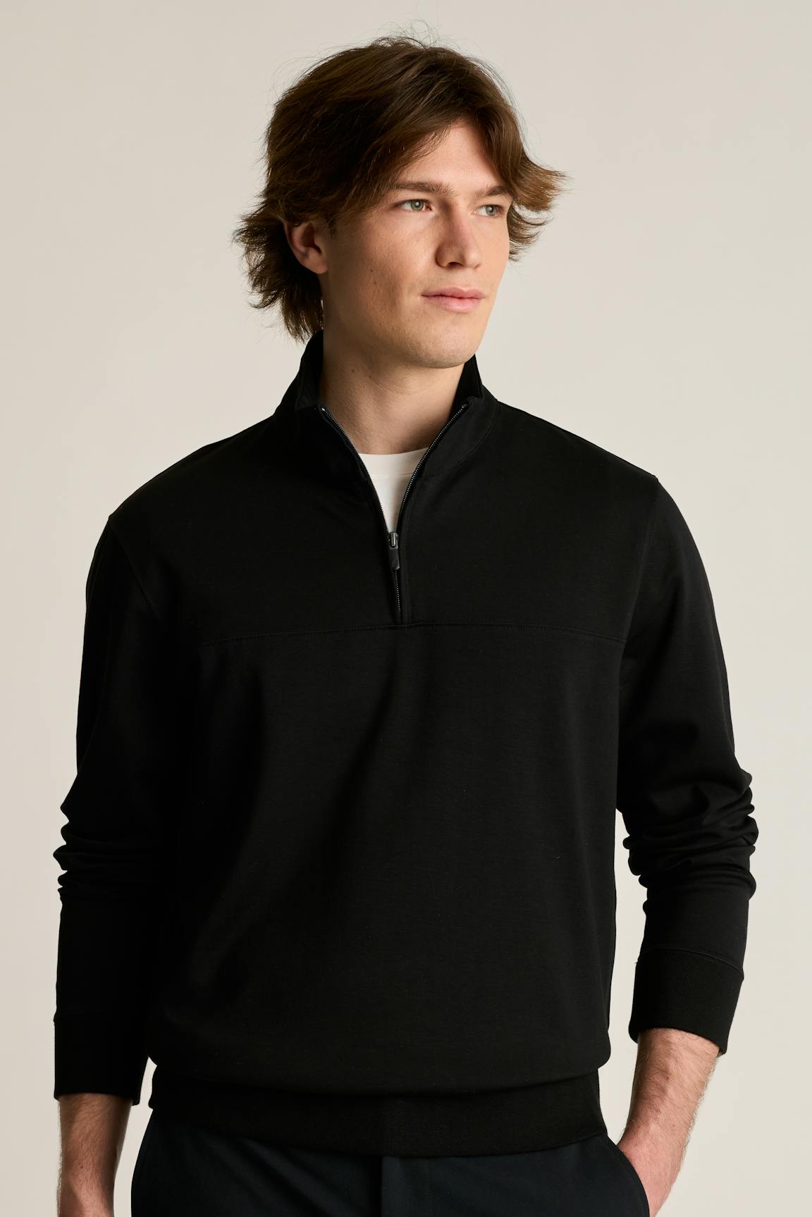 Soho Quarter Zip / Bonobos - black
