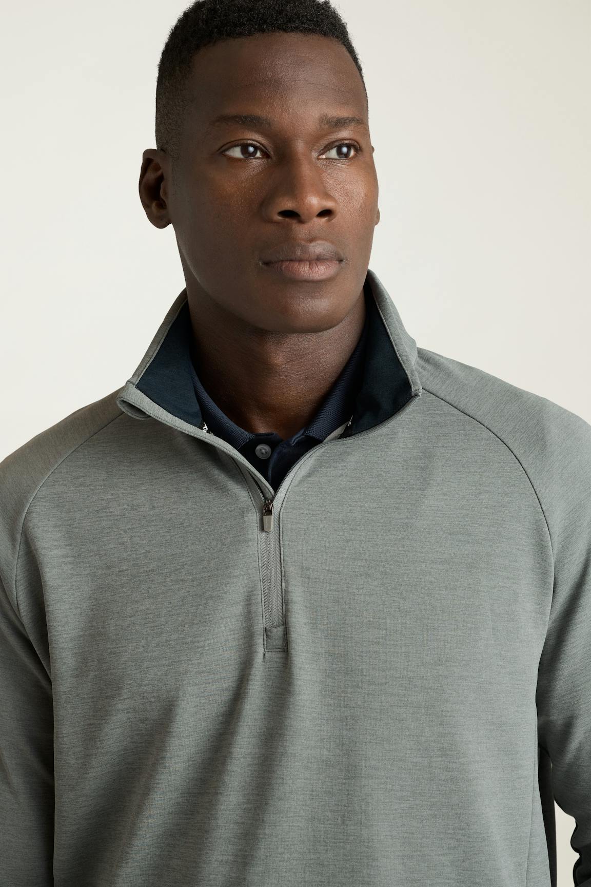 Fairgame Quarter Zip / Bonobos - grey heather