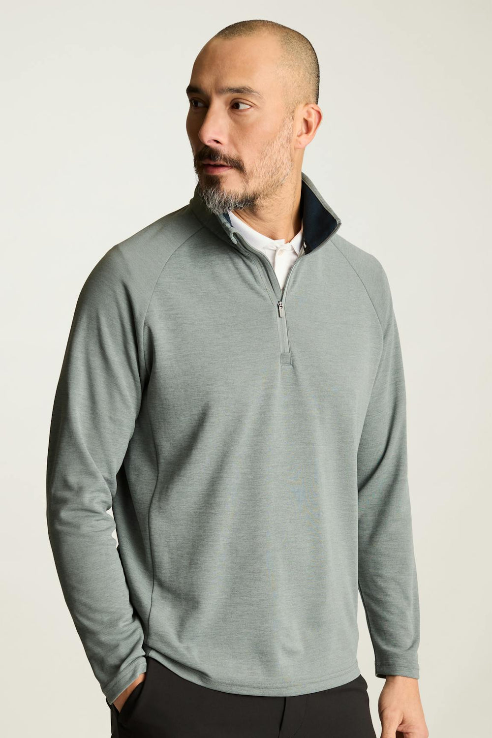 Fairgame Quarter Zip / Bonobos - grey heather