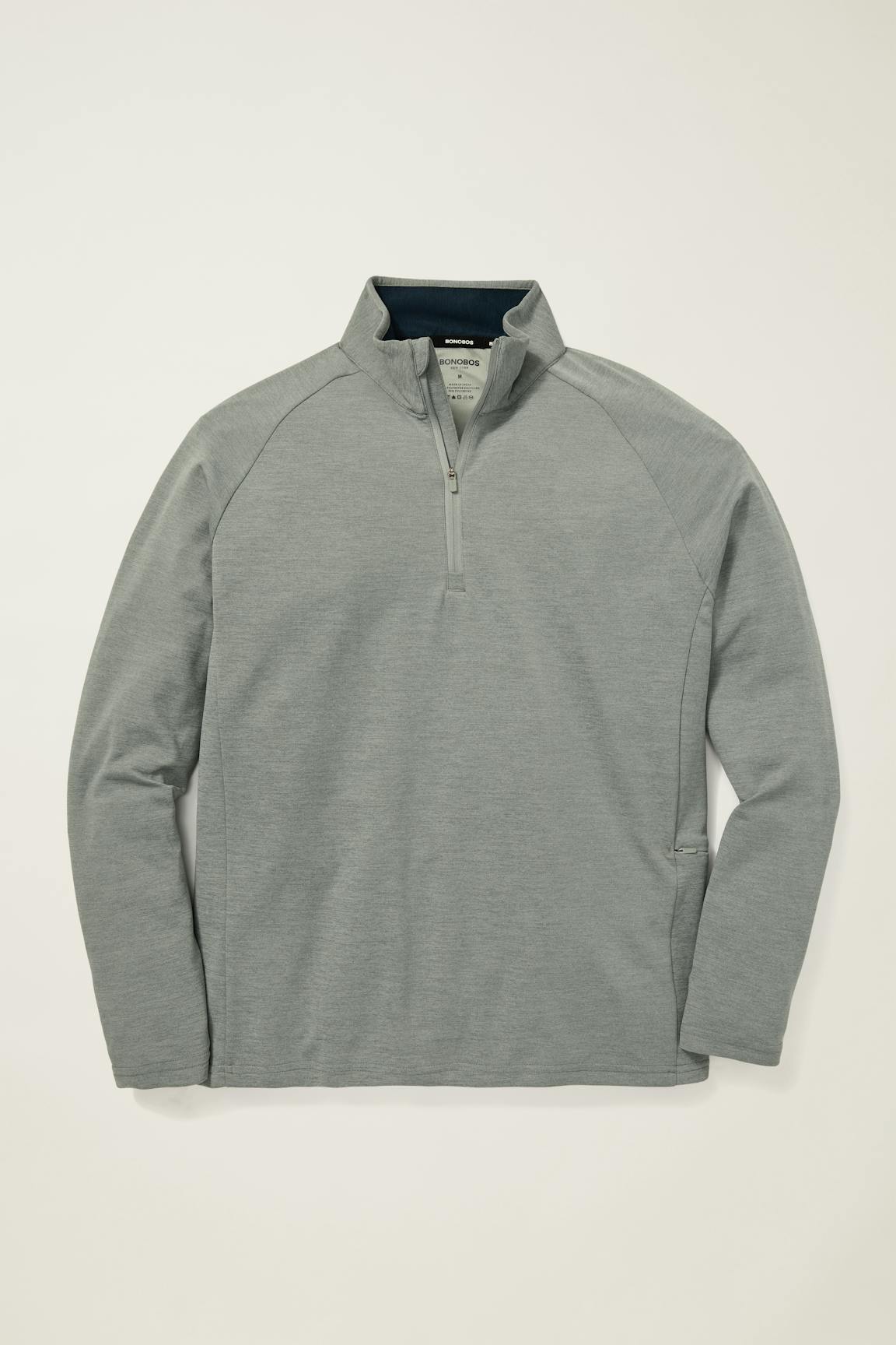 Fairgame Quarter Zip / Bonobos - grey heather