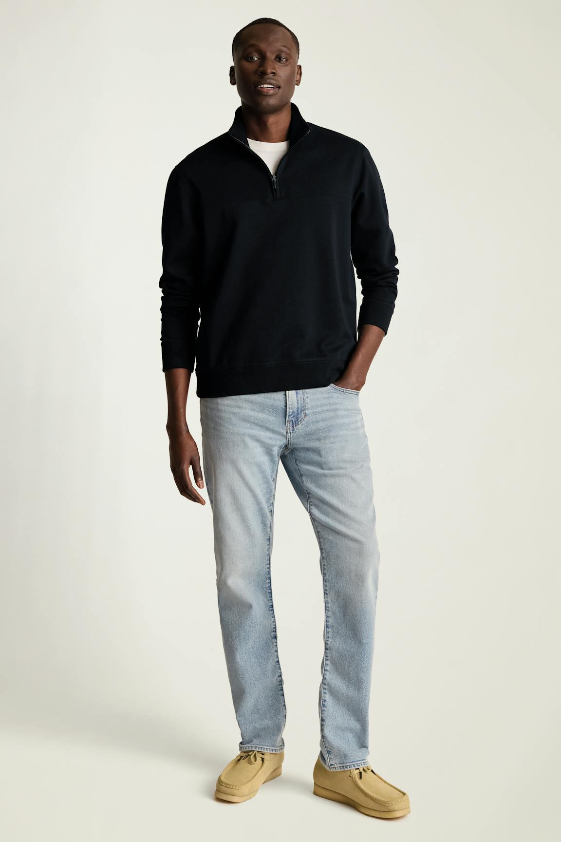 Soho Quarter Zip / Bonobos - navy blue