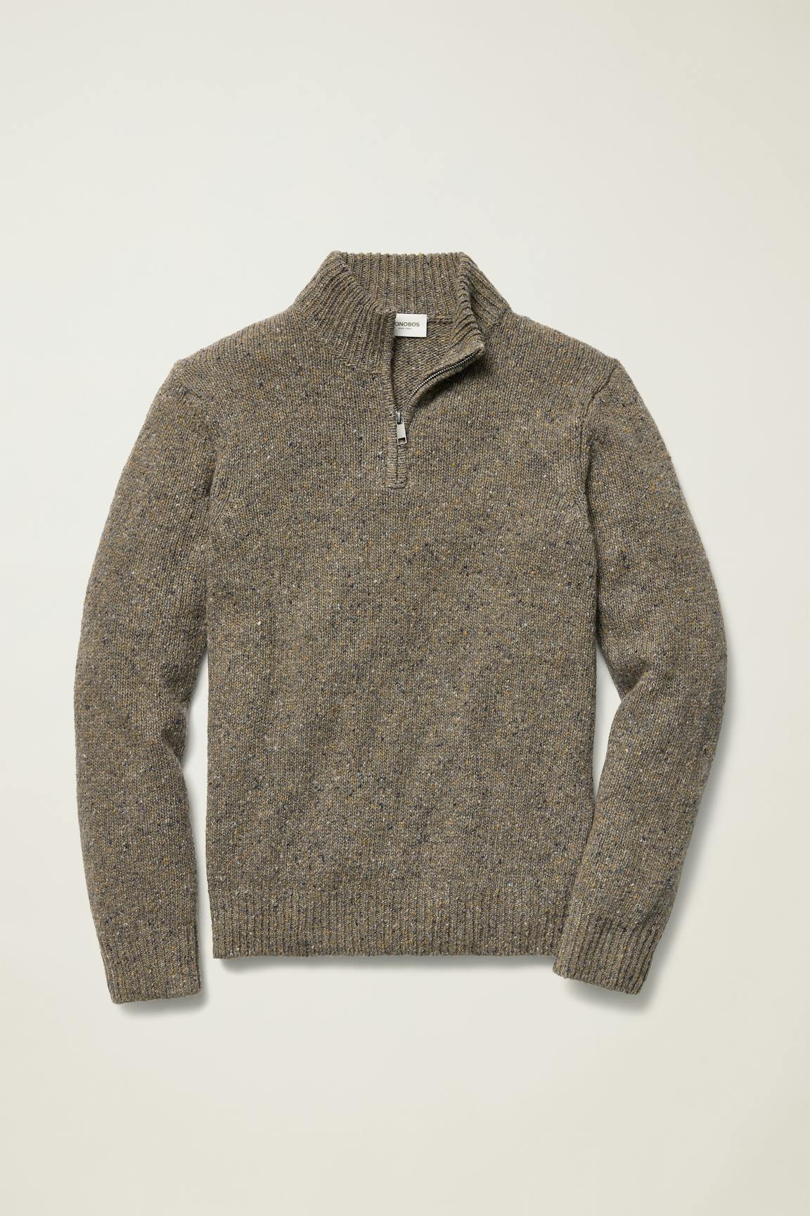 Donegal Half-Zip / Bonobos - olive green