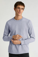 Waffle Crew / Bonobos - navy blue feeder stripe