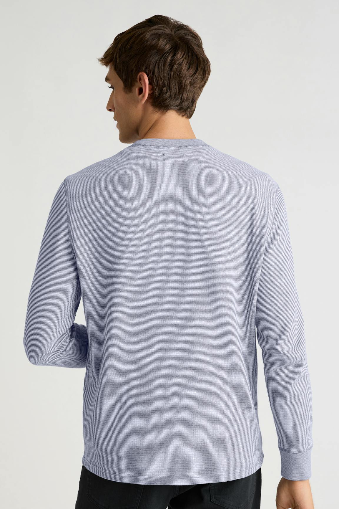 Waffle Crew / Bonobos - navy blue feeder stripe
