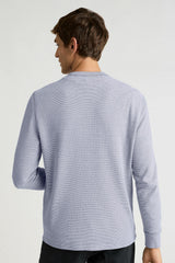 Waffle Crew / Bonobos - navy blue feeder stripe
