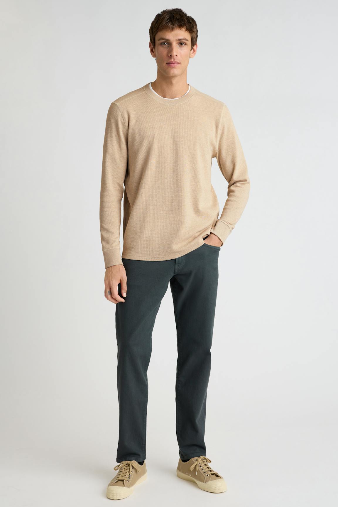Waffle Crew / Bonobos - oatmeal heather