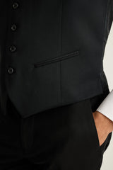 Jetsetter Wool Vest / Bonobos - black
