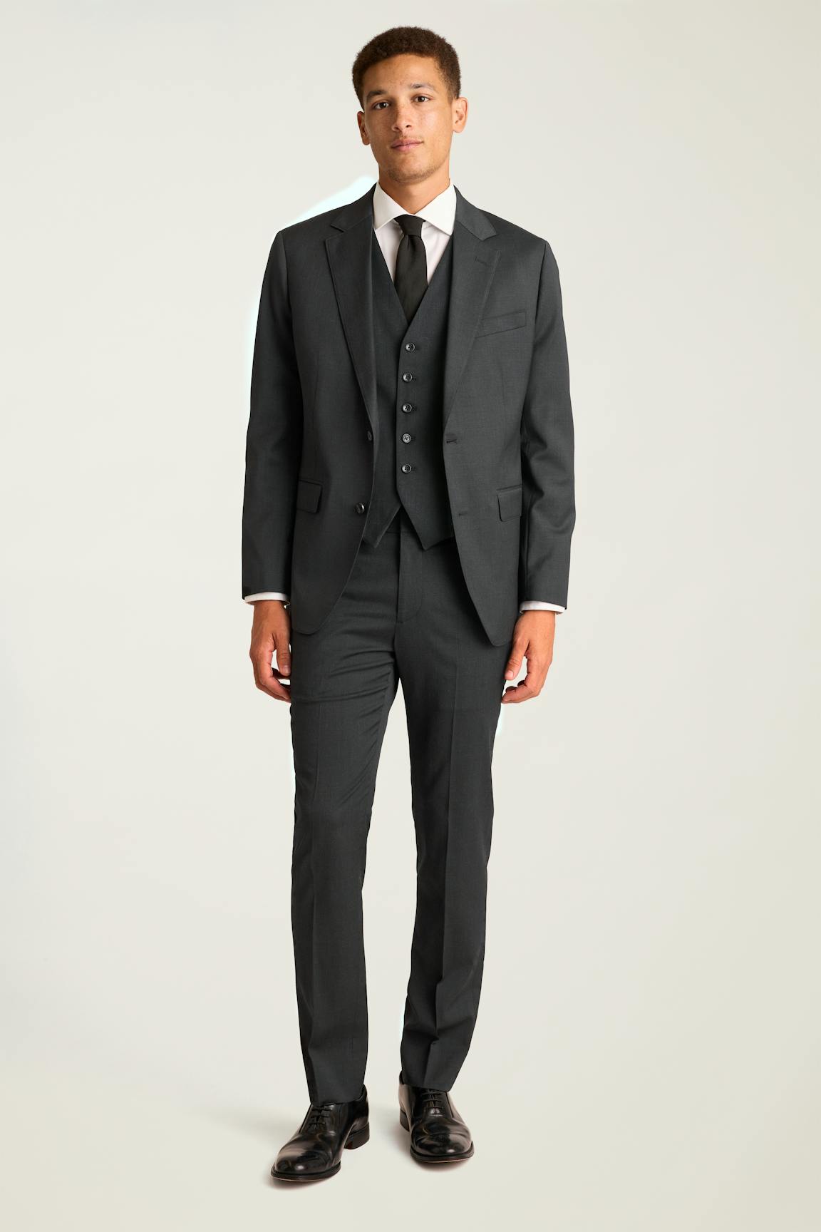 Jetsetter Wool Vest / Bonobos - charcoal