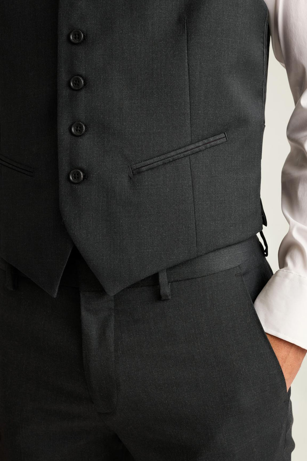 Jetsetter Wool Vest / Bonobos - charcoal
