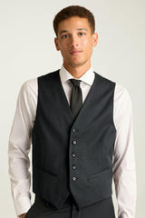 Jetsetter Wool Vest / Bonobos - charcoal