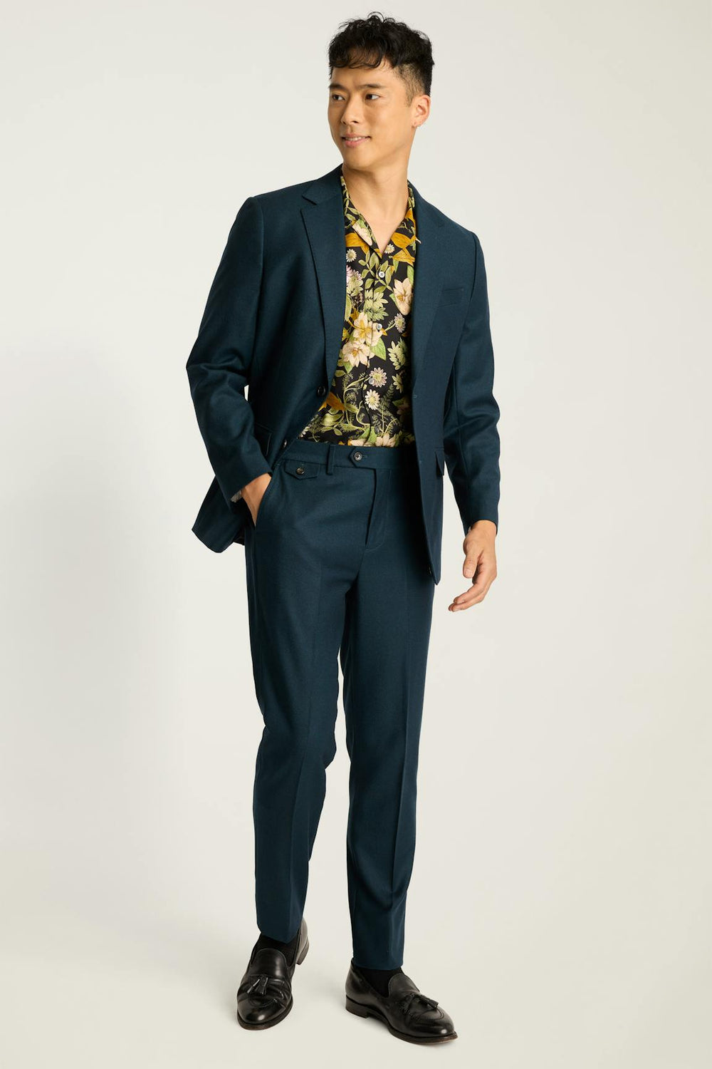 Jetsetter Italian Brushed Wool Blazer / Bonobos - teal green