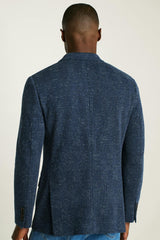 Jetsetter Knit Blazer / Bonobos - navy donegal glen plaid