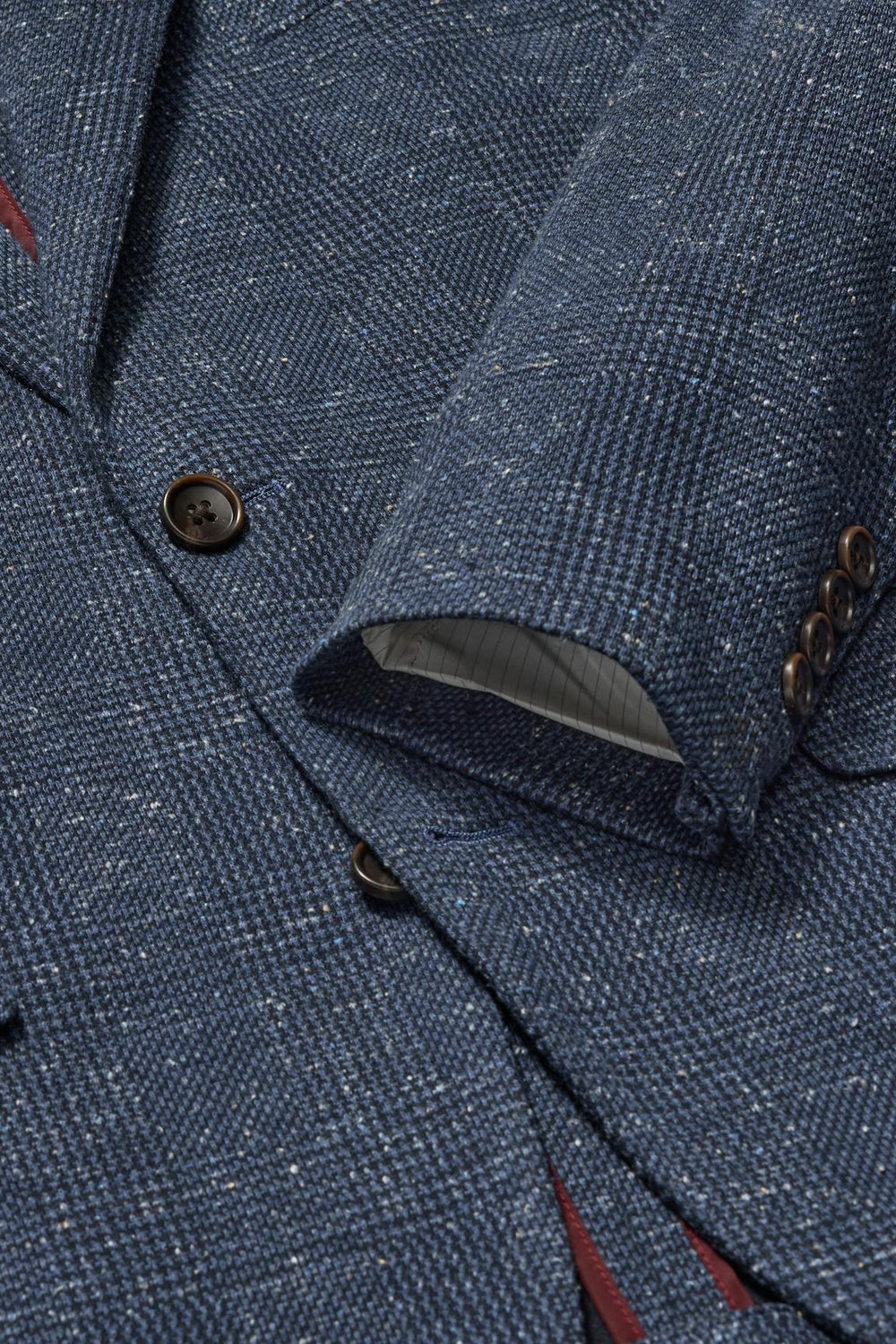 Jetsetter Knit Blazer / Bonobos - navy donegal glen plaid