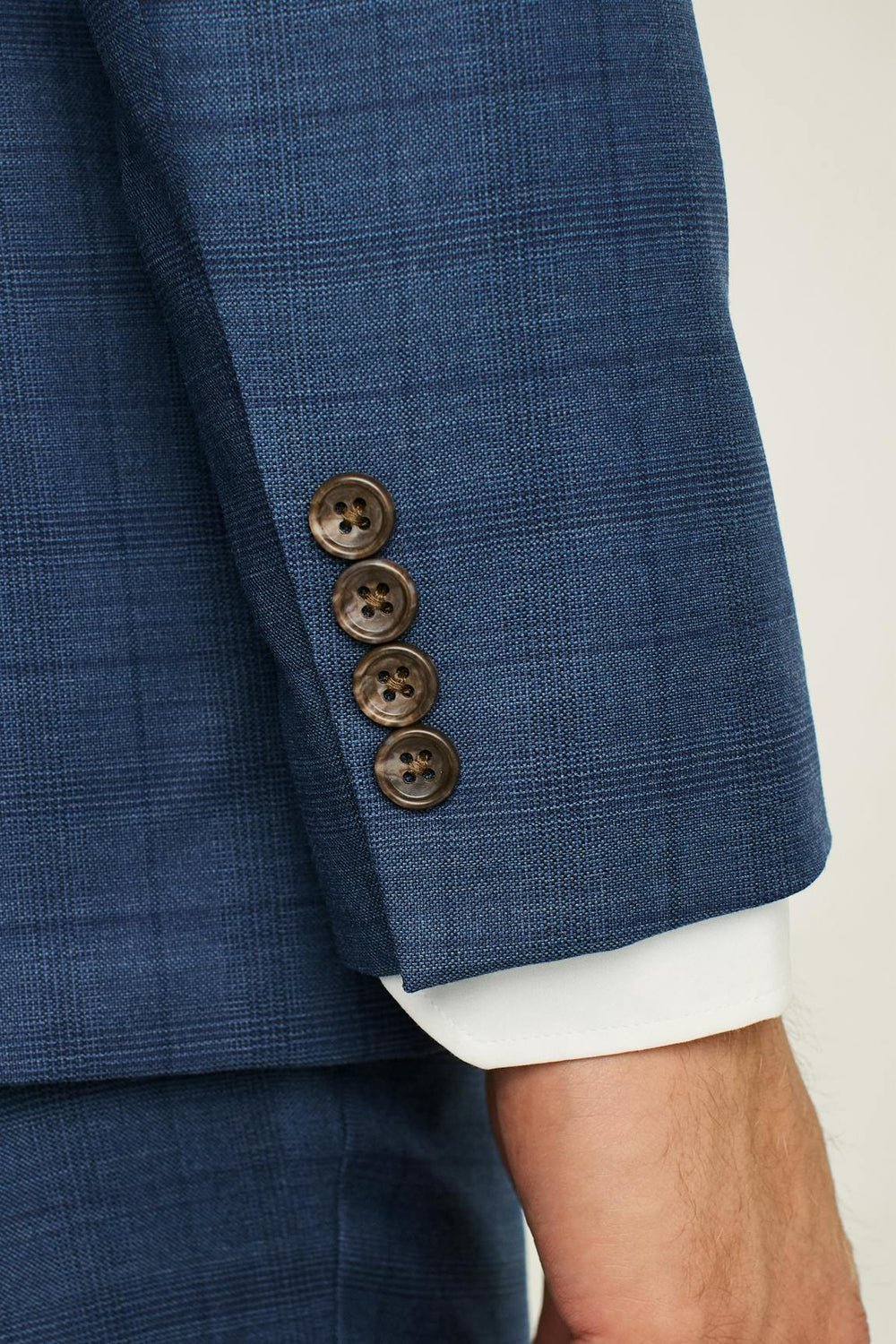 Jetsetter Wool Blazer / Bonobos - mid blue glen plaid